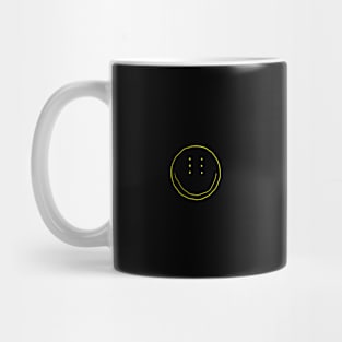 Six-Eyed Smiley Face, Front and Back Mug